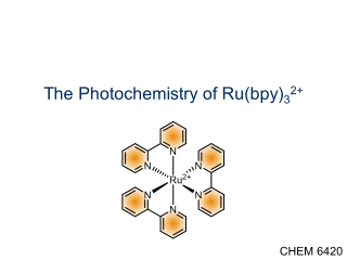 Lecture 6 The Photochemistry of Rubpy32